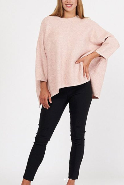 Blush Knit Top - Silver Brumby Boutique