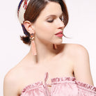 Alexsa Tassel Earrings - Silver Brumby Boutique