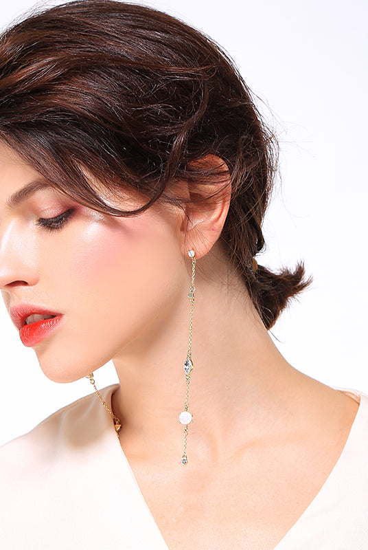 Milkyway Chain  Earrings - Silver Brumby Boutique